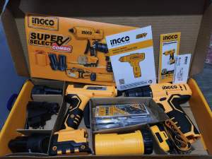 INGCO Lithium-Ion Cordless 4Pcs Combo Kit