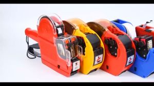 SALE เครื่องยิงป้ายราคา รุ่น MX-5500ตัวเลข1แถว8หลักมีสีแดงเหลืองน้ำเงินมีลาเบลติดมากับเครื่อง50ดวง แยกขายกระดาษ และหมึก