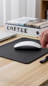 2026 New Small PU Mouse Pad Non-Slip Gaming Desktop Mouse Pad Waterproof Anti-Scratch Easy To Clean Mat For PC Laptop Desktop