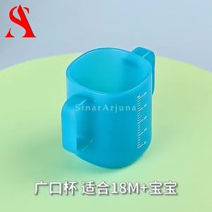 Mug Gelas Minum Anak Bayi Training Cup Gelas Belajar Bayi Dengan Sedotan