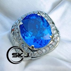CINCIN BATU BLUE KASMIRE HIGH QUALITY
