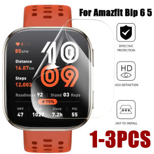 3PCS Screen Protector Film For Amazfit Bip 6 Bip 5 Smartwatch Soft TPU Hydrogel Clear Film For Huami Amazfit Bip 6 5 Accessories