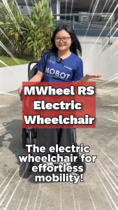 MOBOT SG OFFICIAL | MWheel RS Motorised Electric Wheelchair | Foldable | Front & Rear Suspension | LTA Compliant