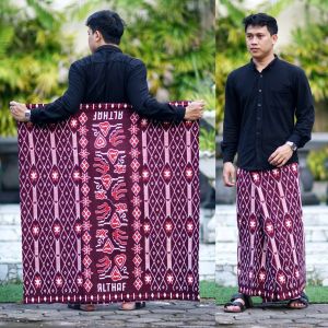 Sarung goyor pria muslim dewasa bahan rayon premium