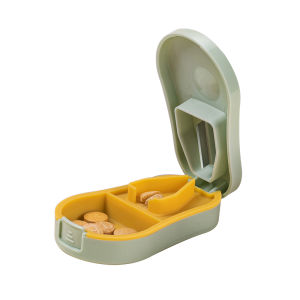 Vilscijon | Precise Pill Cutter Portable Medicine Box