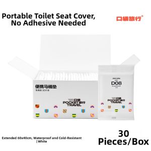 pocket travel | Disposable Waterproof Portable Toilet Seat Cover for Hotels and Maternity Use Thickened