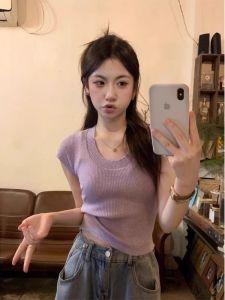 PEIXI | Flattering Summer T-shirt Purple
