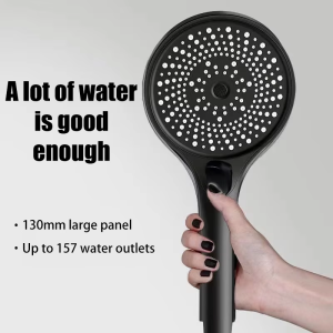 3-Mode Shower Head Shower Accessories Bathroom Supplies Large Panel Shower Knob Portable Shower Head Accessories Home Furnishing