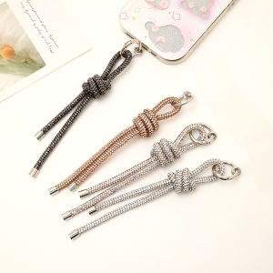 Advanced Diamond Chain Pendant Phone Case Keychain Hanging Accessories Rhinestone Chain Bag Phone Lanyard