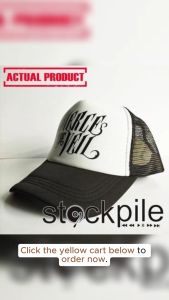PIERCE THE VEIL BAND WHITE TRUCKER/NET CAP