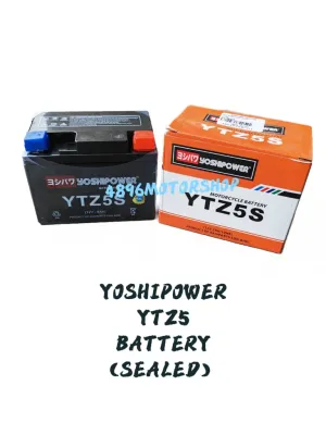 YOSHIPOWER BATTERY YTZ5 (SEALED) BATERI KERING YTZ5 EX5 DREAM WAVE CLASS1 LC135 V2-V5 SRL110 Z ZR SRL115 FI