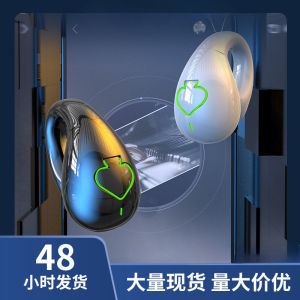 Bluetooth Earphone Wireless Single Ear Not in Ear Ear Clip Super Long Battery Life Business Sports Not Hurt Ears Wireless Bluetooth Headset Ear Clip Sports Bluetooth Earphone