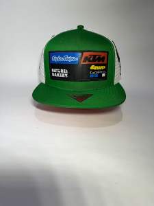 TOPI SNAPBACK RACING KTEM HIJAU PUTIH PREMIUM TERMURAH