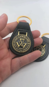 New Tau Gamma Phi leather keychain