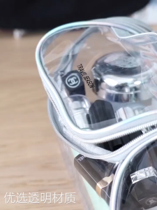 [พร้อมส่งในไทย] กระเป๋าเครื่องสำอาง กันน้ำ PVC สีใส ความจุขนาดใหญ่ กระเป๋าเครื่องสำอางค์