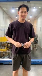 กุญแจล็อคสแตนเลส พร้อมกุญแจเหล็ก ขโมย กุญแจคล้องประตูม้วน แม่กู