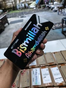 plat sepeda listrik hologram custom gratis PEREKAT EKSTRA