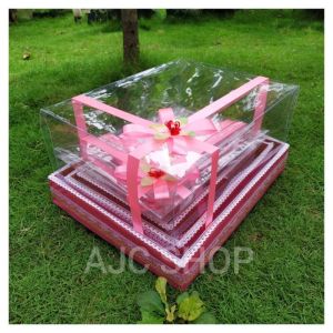 (Promo) Kotak Seserahan Isi 4 Lengkap Dengan Tutup Hias Box Hantaran Nikah