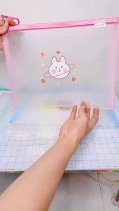 Túi Lưới Đựng Tài Liệu A4 Tệp đựng tài liệu bọc viền dày đẹp phụ kiện văn phòng phẩm