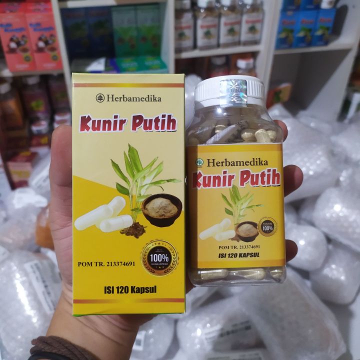 Kapsul Kunir Putih Herbamedika Pom Tr Isi 120 Kapsul Lazada Indonesia 3410