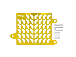 FunTimes ALUMINUM RADIATOR COVER PRAY PATTERN (NMax v1 v2 / Aerox v1 v2/PCX 160/CLICK 125/150）