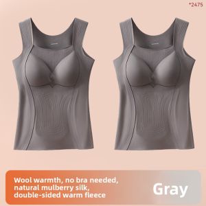 MiiOW | Red Warm Underwear with Built-in Pads for Women