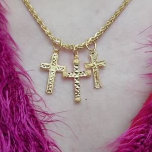 JIN JING LOKET CROSS EMAS 916 1.38g/1.46g/1.53g/1.89g/2.10g/2.39g