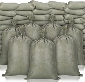 50/100pcs Large Size Plastic Woven Sand Sacks / Heavy Duty Flood Prevention Sandbags / Thickened Logistics Transport Packaging Bags / Household Warehouse Storage Bag