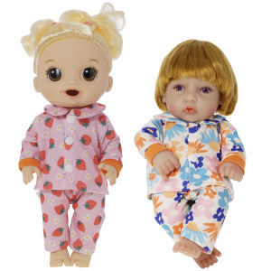 Doll Clothes Accessories Replacement Dressing Pajamas for Girls Pretend Play Toy Gift Dollhouse Clothing Items for Kids