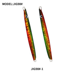 TEASER J98 200G Sea Fishing Fast-Sinking Slow-Shaking Iron Plate Lures 160g and 200g Boat Fishing UV Luminous Artificial Lures