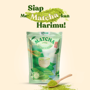 Beorganik Pure Matcha Powder / Bubuk Matcha Organik Murni Uji Matcha Jepang