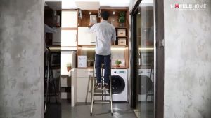 HAFELE บันไดอะลูมิเนียม 4 ขั้น ECOM-120 รุ่น 505.06.814