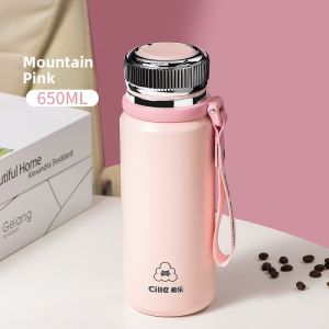 CILLE | Ladies Large Capacity Tea & Water Separation Thermos Flask