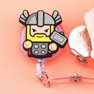 Employee Badge Transparent Name Tag Cartoon Work Permit Certificate Clip Doctor Nurse Can Buckle Retractable Buckle Chest Card Cover