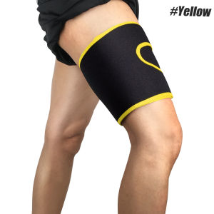 1Pcs Thigh Support Brace Adjustable Compression Thigh Sleeve with Non-Slip Nylon Button for Sore Hamstring Groin & Quad Support