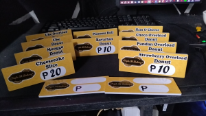 BAKERY BREAD LABEL  3MM SINTRA 2X5"