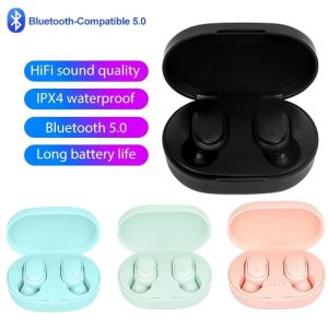 A6S Wireless Bluetooth 5.0 Headset In-Ear TWS Earbuds Waterproof Sports Running Earphones HiFi 3D Stereo Sound With Microphone