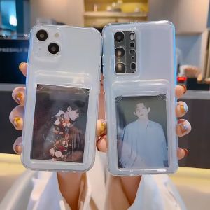 Card Holder For OPPO A5 2020 A9 2020 A7 A5S A3s A5 A15 Reno7 A54 A74 A95 F19S A16 A36 A76 4G Reno6 Realme C21Y C35 C11 2021 C20 C20A C25 Narzo 50i Narzo 50A Prime