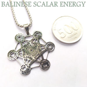 METATRON 7 CAKRA STAINLESS STEEL PENDANT LIONTIN