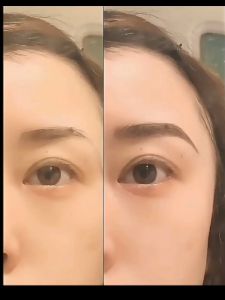 Eyebrow Pensil 2 in 1 Waterproof Alis Drawing Automatic Pencil + Alis Sikat 2in1 Tahan Air Anti keringat Long Lasting Kepala Ganda