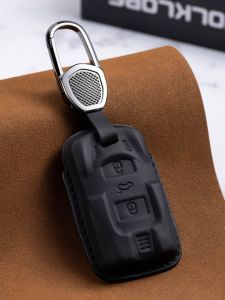Special Volkswagen Tiguan L Key Cover Genuine Leather Teramont X Lavida Polo Tharu Sagitar Bora Lamando Tayron Bag Buckle