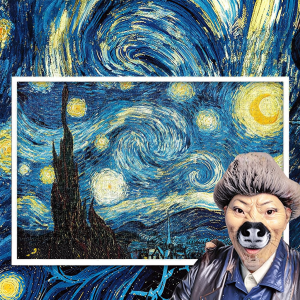 AIPUZZLE | World Famous Painting Starry Night Van Gogh Puzzle 1000 Pieces