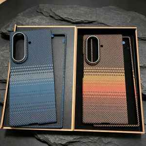 Real Carbon Fiber Ultra Slim Tough Magnetic Case For Samsung Z Fold 8 Ultra 7 For Magsafe Charging Aramid Fiber Shockproof Cover