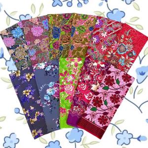 XNWIV BATIK SARONG ผ้าถุงลายไทย เย็บสําเร็จ ผ้าถุงลายไทย กว้าง 2 เมตร ผ้าถุงสําเร็จ ผ้านิ่ม ไม่ลื่น ซับน้ําดี สีไม่ตก ผ้าถุงสําเร็จ