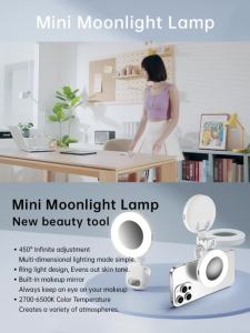 New Mobile Phone Beauty Selfie Pocket Fill Light Artifact Portable Live Broadcast Universal Rechargeable Three-color Soft Light