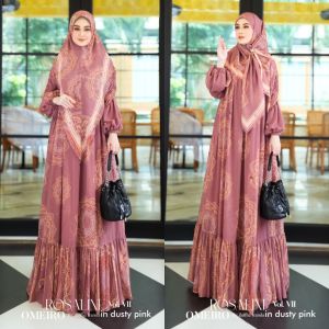 (x8) OMEIRO ROSALINE Vol 7  Baju Gamis Syari Muslimah Roseline Series Vol 7 By Omeiro. Nazra Sha