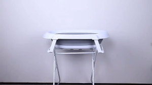 wjhh-อ่างอาบน้ำเด็ก พับได้ ชุดอ่างอาบน้ำเด็ก พร้อมขาตั้งเหล็กพับได้ โต๊ะอาบน้ำเด็ก อ่างอาบน้ำทารกเหมาะสำหรับทารกแรกเกิด เด็กผู้หญิง และเด็กเล็ก