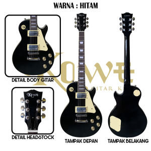 Paket Bundle Hemat Gitar Listrik Merk Kowe Model Lesspaul