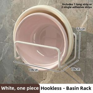 MINGZHIYIFAN | Bathroom Wall-mounted Basin Storage Rack