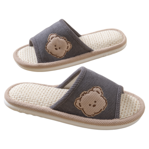 MIDANGDANG | Anti-slip Anti-odor Linen Indoor Slippers